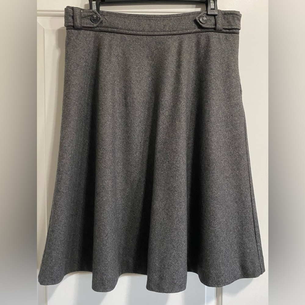 Merona lined a line wool skirt, size 8